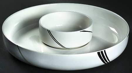 White Pearl (2 Piece) Chip & Dip Set