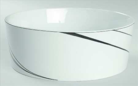 White Pearl 7" Round Vegetable Bowl