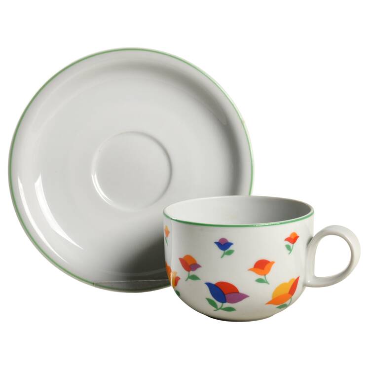 Woodwinds Flat Cup & Saucer Set