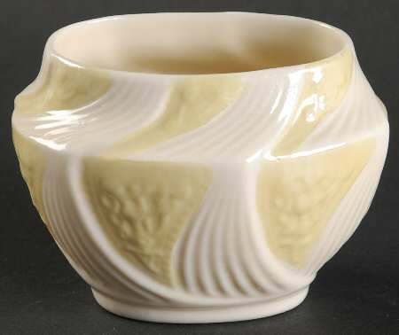 Celtic Yellow Sugar Bowl No Lid