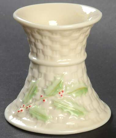 Enchanted Holly Single Light Candlestick