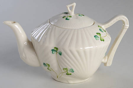 Harp Shamrock Teapot & Lid