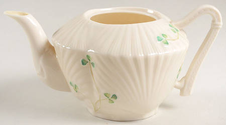 Harp Shamrock Teapot No Lid