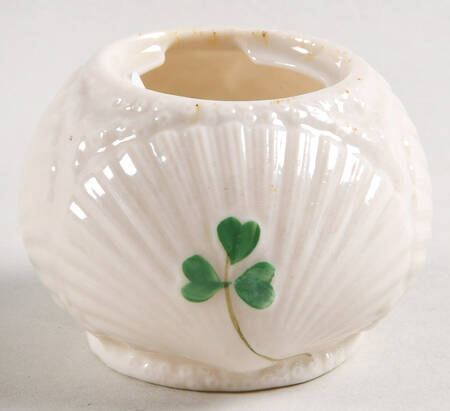 Harp Shamrock Mini Sugar Bowl No Lid