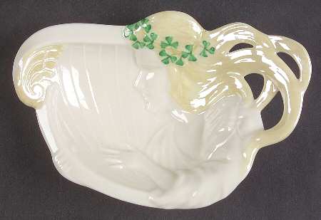 Harp Shamrock Butter Tray