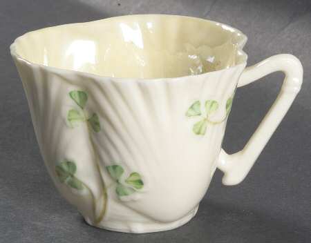 Harp Shamrock Flat Demitasse Cup