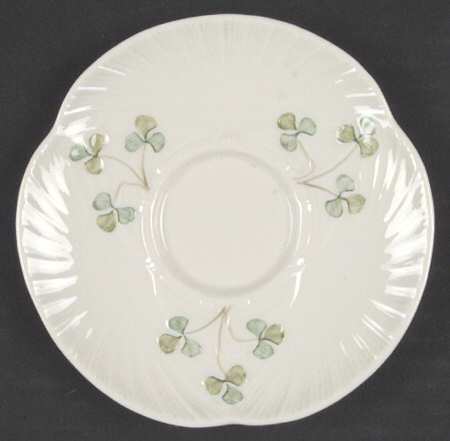 Harp Shamrock Saucer for Flat Cup