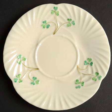Harp Shamrock Dessert/Pie Plate