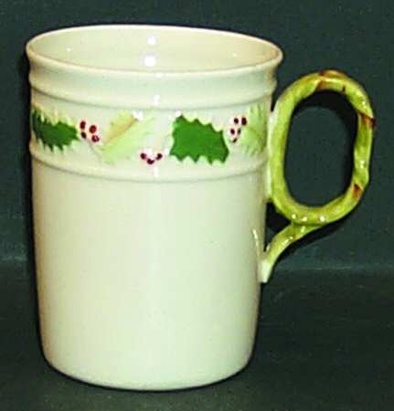 Holly Painted Mug