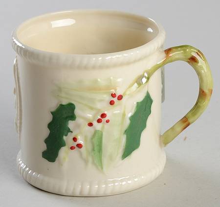 Holly Painted Mug