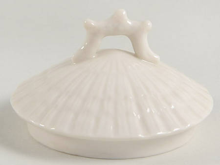Limpet White (No Trim, Smooth) Lid for Sugar Bowl