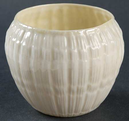 Limpet White (No Trim, Smooth) Open Sugar Bowl