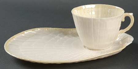 Limpet Yellow Snack Plate & Cup Set