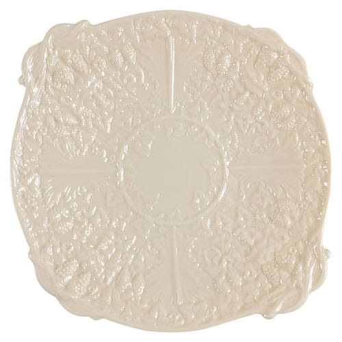 Mask (Irish) (No Lustre Accent) Handled Cake Plate
