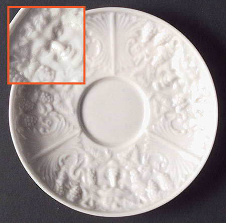 Mask (Irish) (No Lustre Accent) Saucer