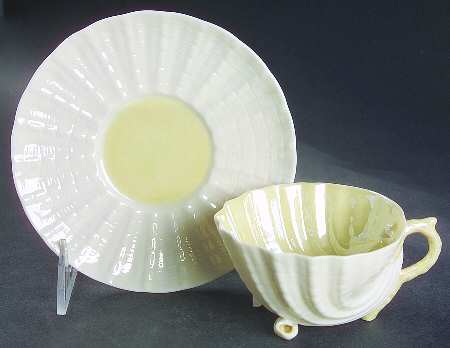 Neptune Yellow Footed Cup & Saucer Set