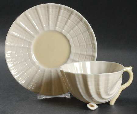 Neptune Yellow Footed Cup & Saucer Set