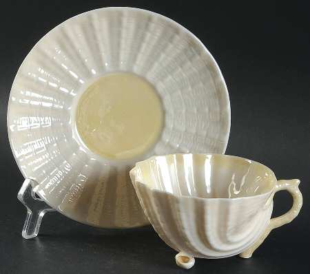 Neptune Yellow Footed Cup & Saucer Set