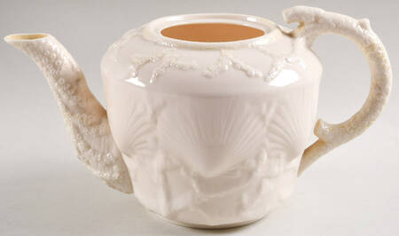 New Shell Yellow Teapot No Lid