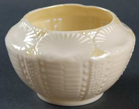 New Shell Yellow Mini Open Sugar Bowl