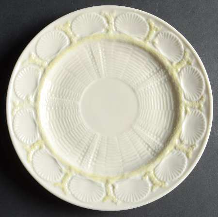 New Shell Yellow Salad Plate