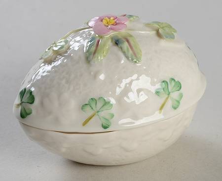 Shamrock Egg Box & Lid