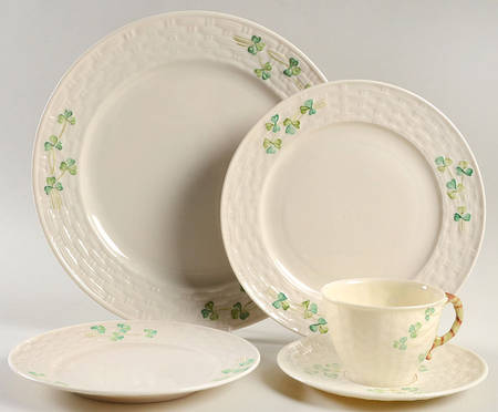 Shamrock 5 Piece Place Setting