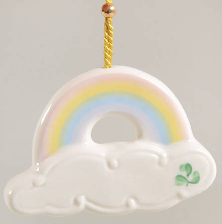 Belleek Christmas Ornament Rainbow - Boxed