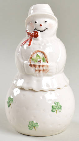 Shamrock Candy Jar & Lid
