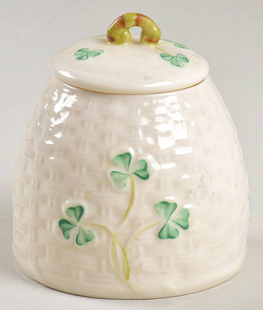 Shamrock Covered Petite Jar & Lid
