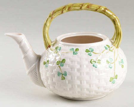 Shamrock Teapot No Lid