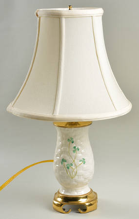 Shamrock 17" Electric Lamp & Shade