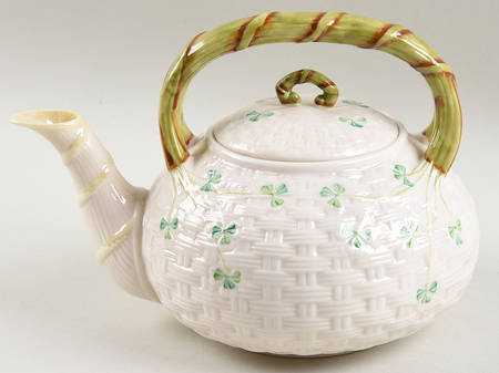 Shamrock Teapot & Lid