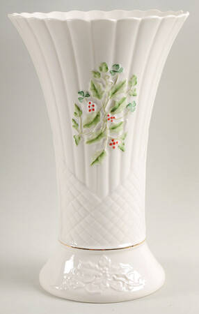 Shamrock Christmas Vase