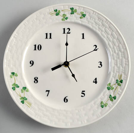 Shamrock 1-2" depth  Clock Plate HC