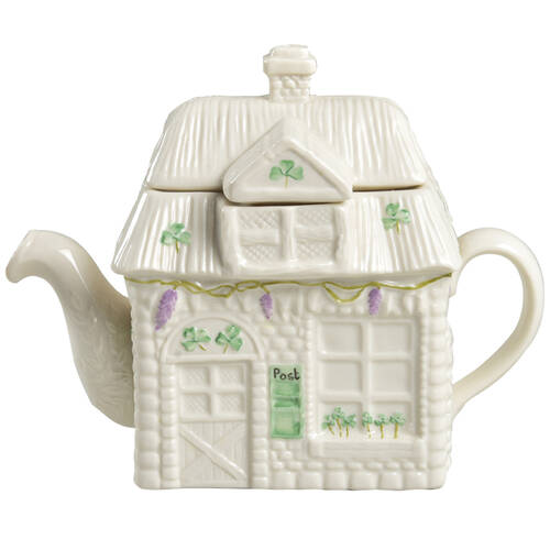 Shamrock Figural Teapot & Lid
