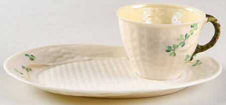 Shamrock Snack Plate & Cup Set
