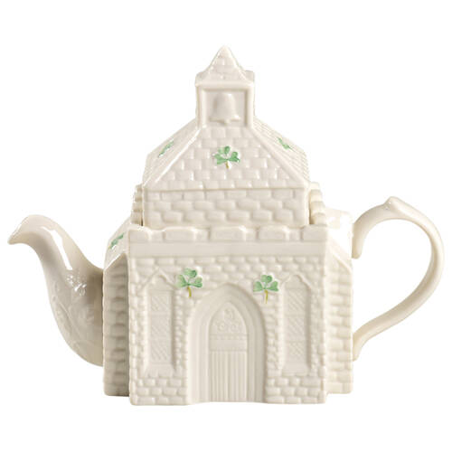 Shamrock Sculpted Teapot & Lid
