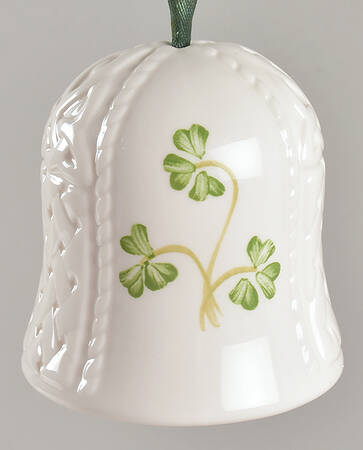 Belleek Christmas Bell Trinity Knot Bell - Boxed