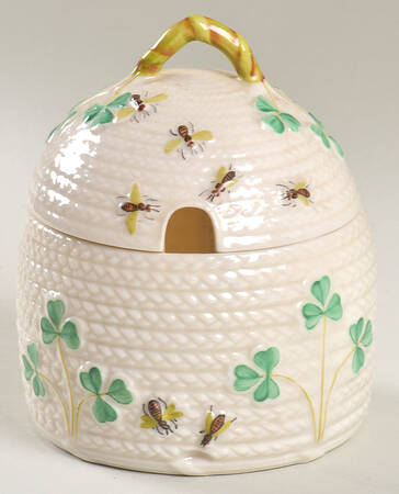 Shamrock Honey Pot & Lid