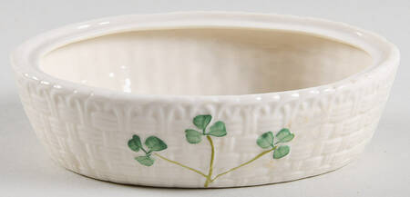 Shamrock Figural Candy Box No Lid