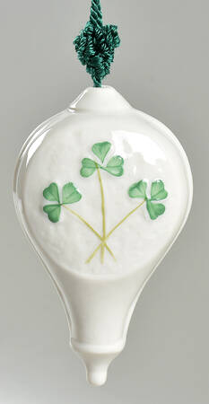Belleek Christmas Ornament Celtic Knot - Boxed
