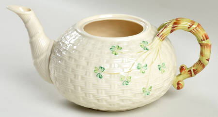 Shamrock Teapot No Lid