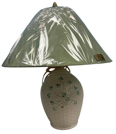 Shamrock 18" Electric Lamp & Shade