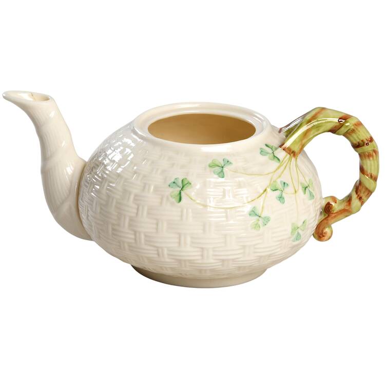 Shamrock Small Teapot No Lid