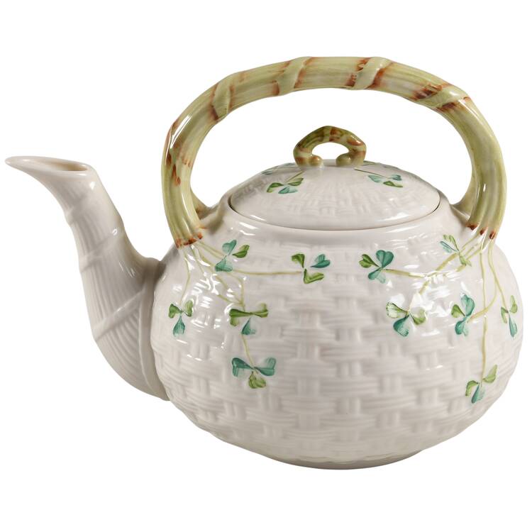 Shamrock Teapot & Lid
