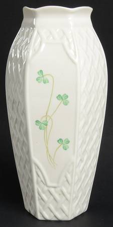 Shamrock 10" Vase