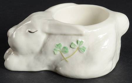 Shamrock Bunny Votive Candleholder