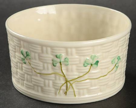 Shamrock Drum Open Sugar Bowl