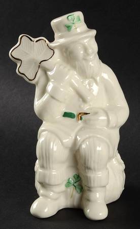 Shamrock Leprechaun Figurine